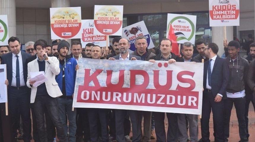 Aydın’da Adem Öğrencilerinden Kudüs Tepkisi