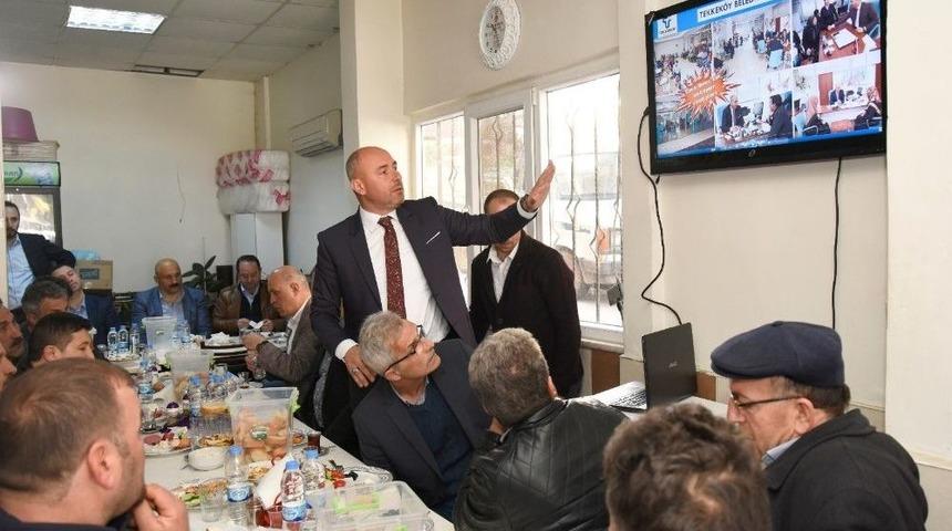 Tekkek&ouml;y Belediyesi, &Ccedil;ay Mahallesi&rsquo;ne &Ccedil;ıkartma Yaptı