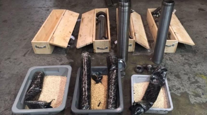 Kargo İle G&ouml;nderilen Pistonların İ&ccedil;inden Uyuşturucu Hap &Ccedil;ıktı