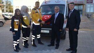 Sağlık Bakanlığından Gönderilen 3 Ambulans İlçelere Teslim Edildi