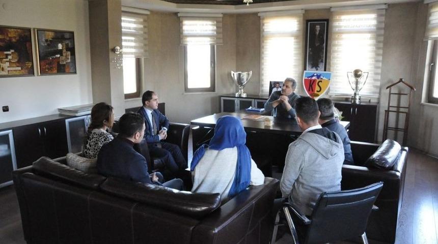Özvatan Kaymakamlığı’ndan Kayserispor’a Teşekkür Ziyareti
