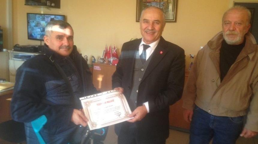 Burhaniye&rsquo;de Tsd&rsquo;den M&uuml;d&uuml;r Bilgin&rsquo;e Ziyaret