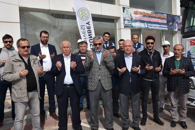 Dursunbey&rsquo;den Doğu Guta&rsquo;ya Yardım Tırı Gidiyor 2