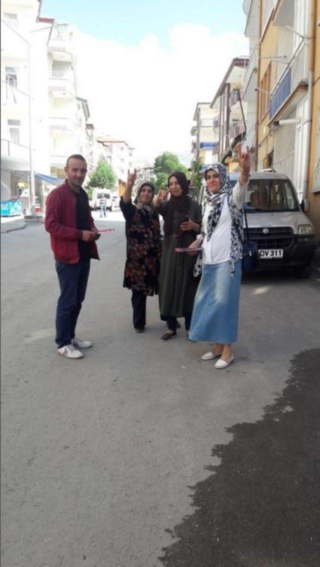 Mhp’li Kadınlardan Yoğun Seçim Çalışması