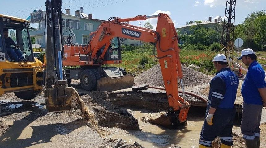 Van İ&ccedil;me Suyu Hattında Arıza