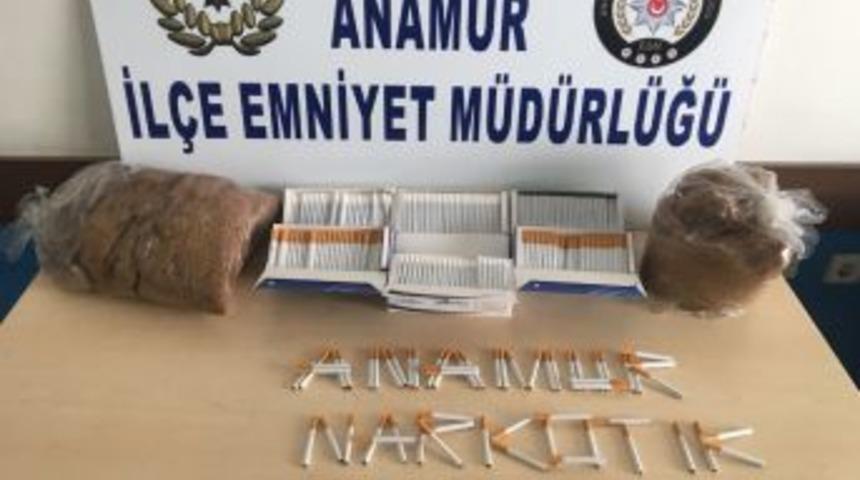Anamur&rsquo;da 8 Kilo Ka&ccedil;ak T&uuml;t&uuml;n Ele Ge&ccedil;irildi