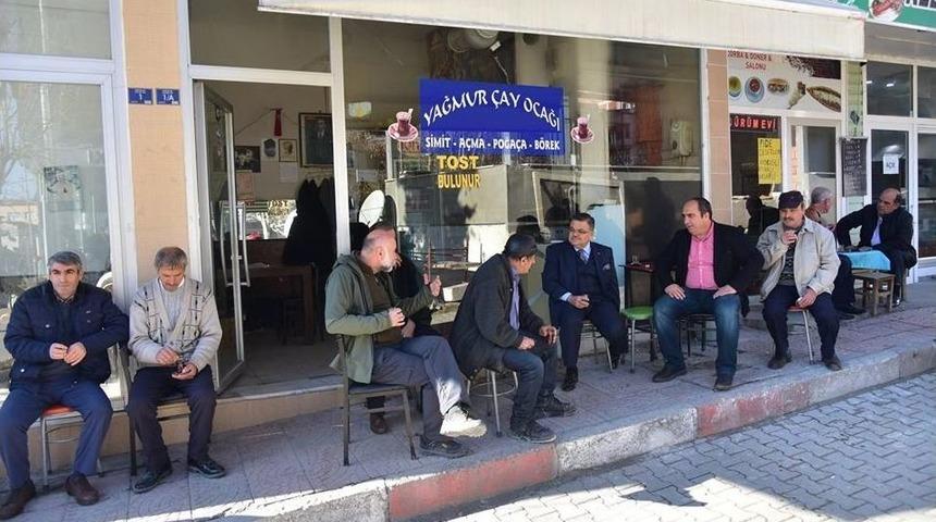 Başkan Yağcı Kent Merkezinde Bulunan Esnafı Ziyaret Etti