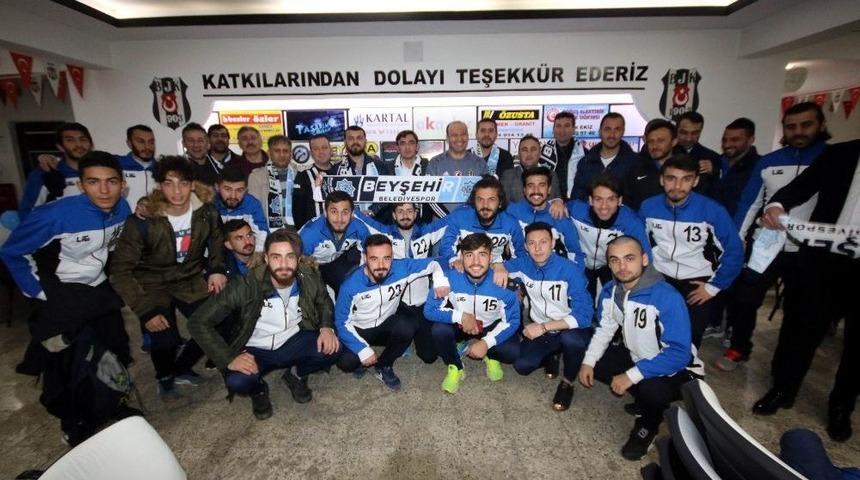 Başkan &Ouml;zaltun, Beşiktaşlı Taraftarlarla Buluştu