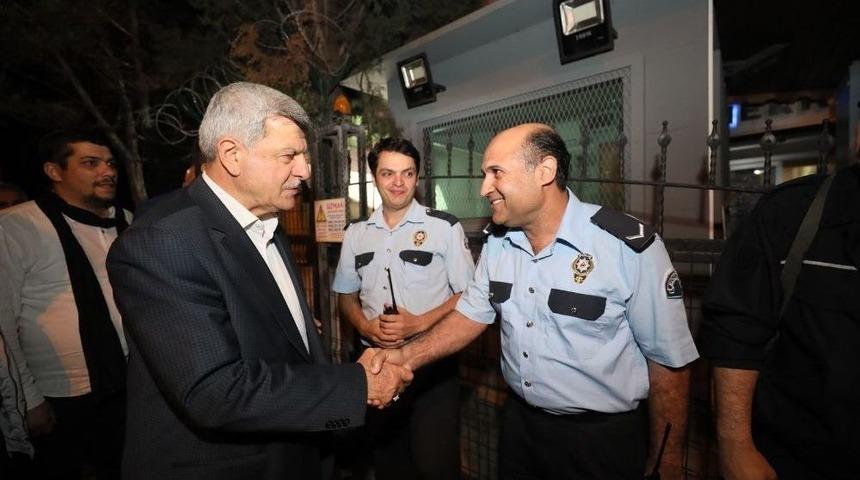 Başkan Karaosmanoğlu Kuruçeşme Polis Merkezi’ni Ziyaret Etti