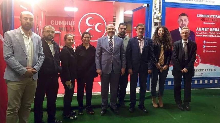 Başkan Ali &Ccedil;etinbaş, Mhp&rsquo;nin Se&ccedil;im İrtibat B&uuml;rosunu Ziyaret Etti