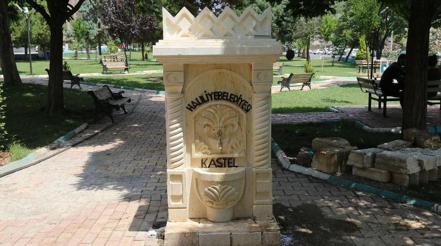 Haliliye Belediyesi 6 Parka Çeşme Yapıyor