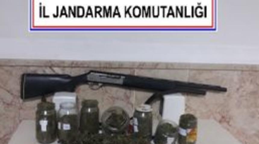Jandarmadan Uyuşturucu Baskını: 2 G&ouml;zaltı