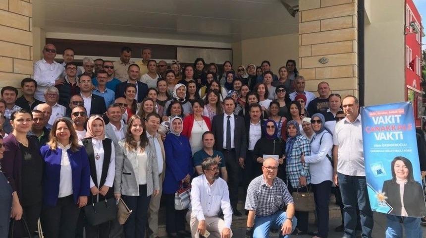 Ak Parti &Ccedil;anakkale İl Teşkilatı&rsquo;ndan Cumhurbaşkanı Erdoğan&rsquo;a Destek