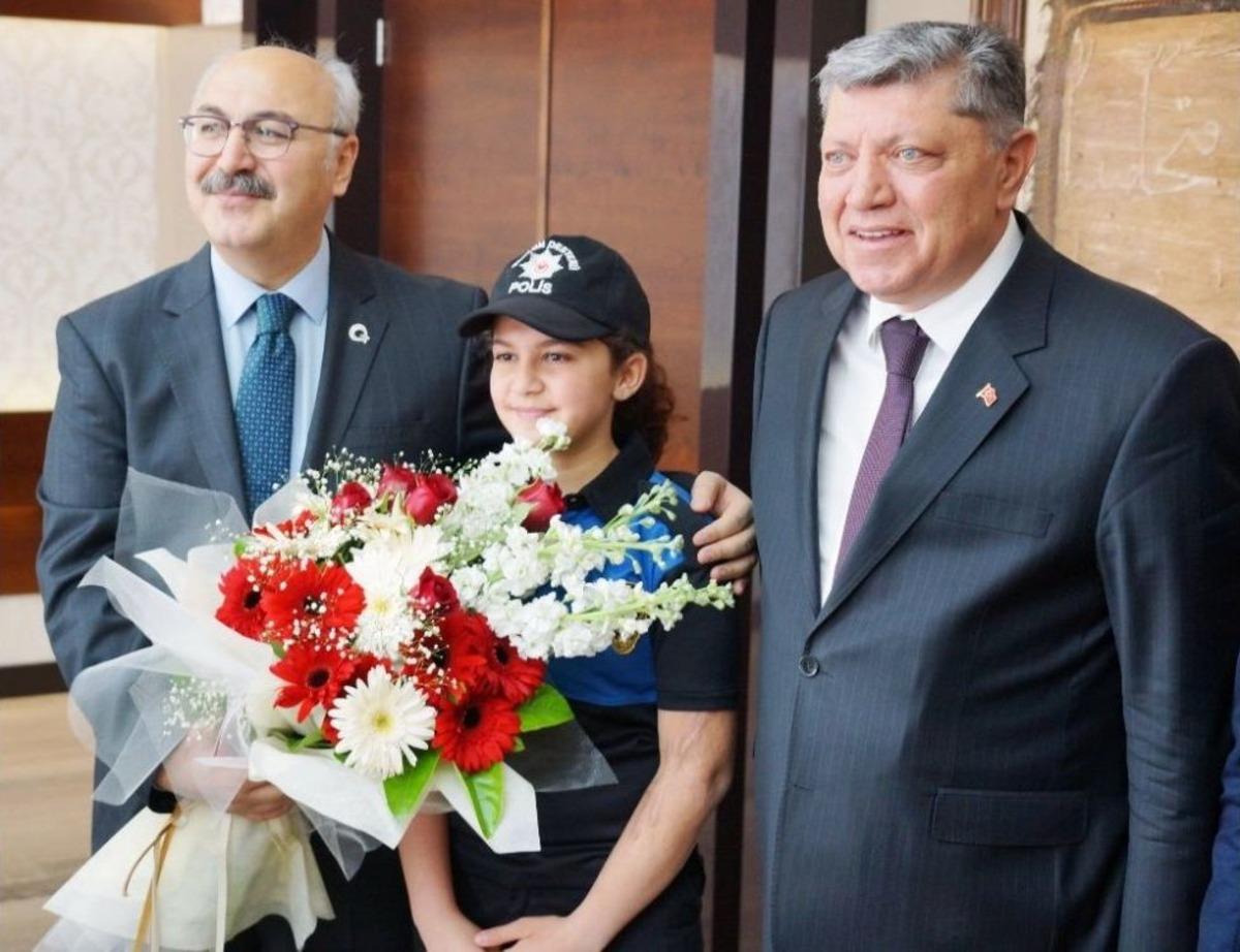 Vali K&ouml;şger&rsquo;e Polis Haftası Dolayısıyla Ziyaret Ger&ccedil;ekleştirildi