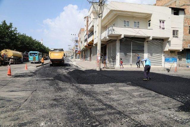 Eyyübiye’de Asfaltlama Çalışmaları Sürüyor