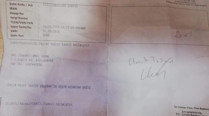 Son Parasını Erdoğan’a Gönderdi Eve Yürüyerek Gitti