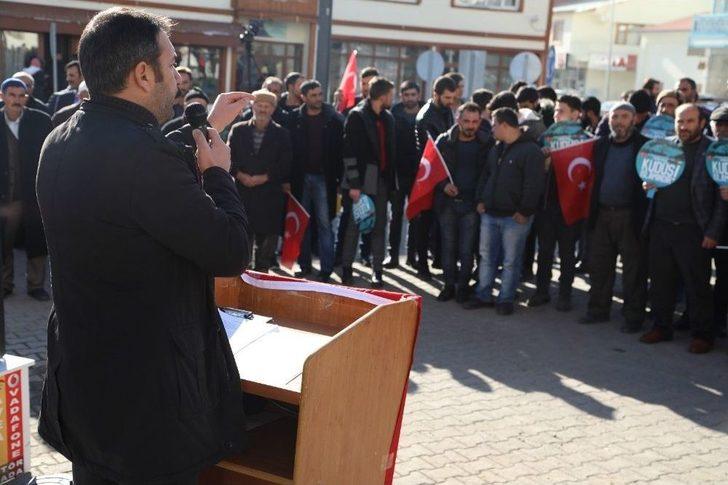 Narman’da Abd’nin Kudüs’ü İsrail’in Başkenti Olarak Tanımasına Tepki G2