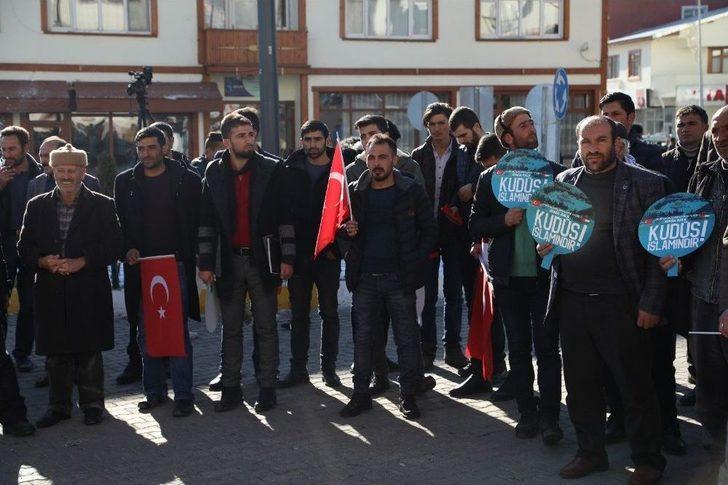 Narman’da Abd’nin Kudüs’ü İsrail’in Başkenti Olarak Tanımasına Tepki G3