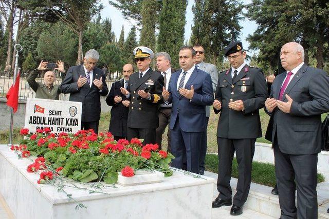 Yalova’da Şehitler Mezarları Başında Anıldı