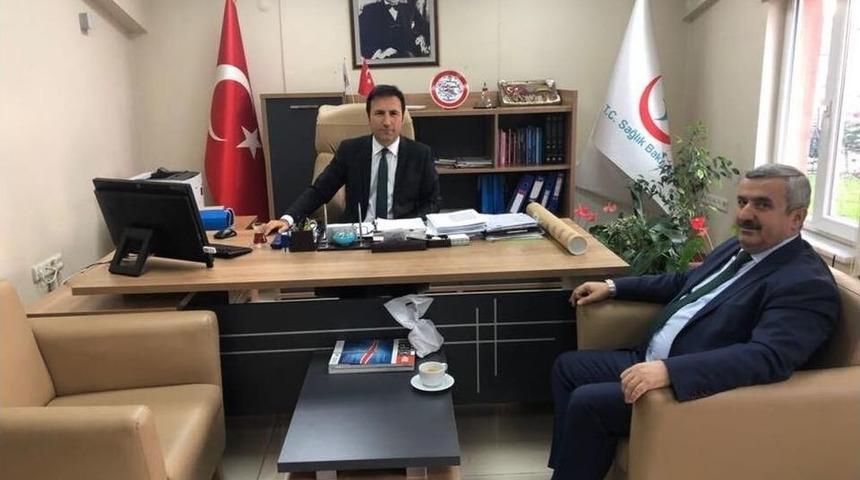 Başkan Baran&rsquo;dan Başhekim Sarıışık&rsquo;a Ziyaret