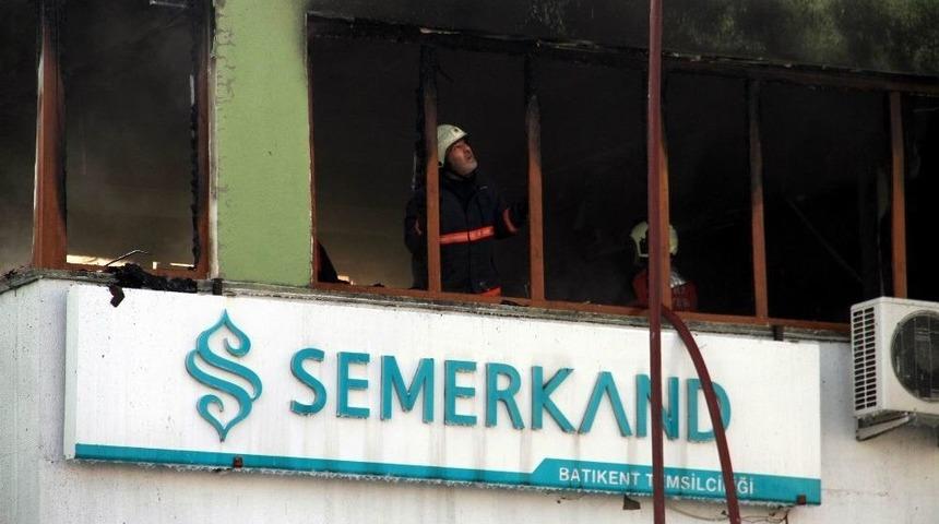 Başkent&rsquo;te İş Yeri Yangını