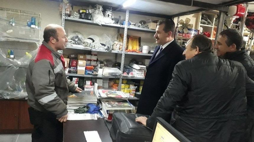 Başkan Yılmaz’dan Esnaf Ziyareti