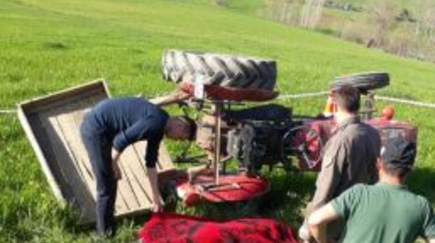 Kontrolden Çıkan Traktör Devrildi: 1 Ölü