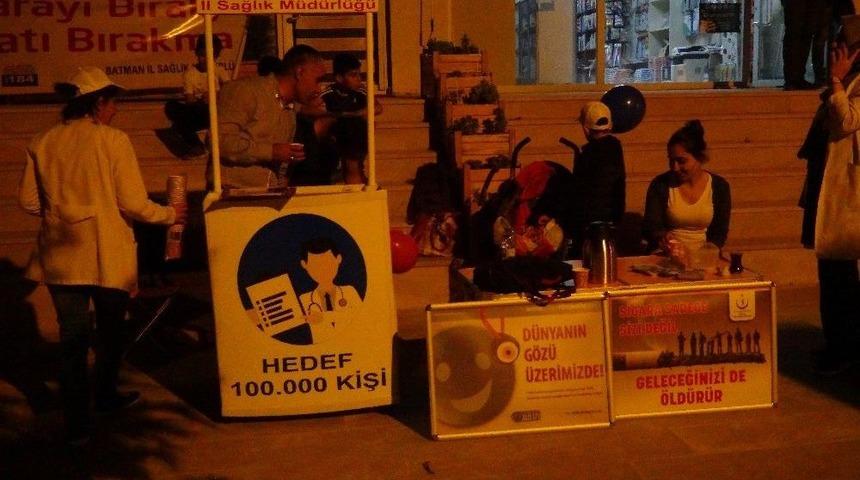 Gerc&uuml;ş&rsquo;te Sigarayı Bırakma Standı A&ccedil;ıldı