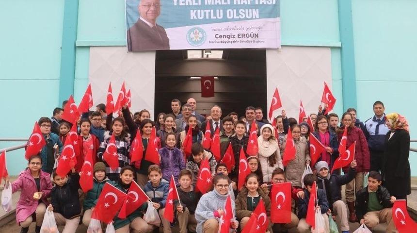 Yerli Malı Haftası&rsquo;nı Halde Kutladılar