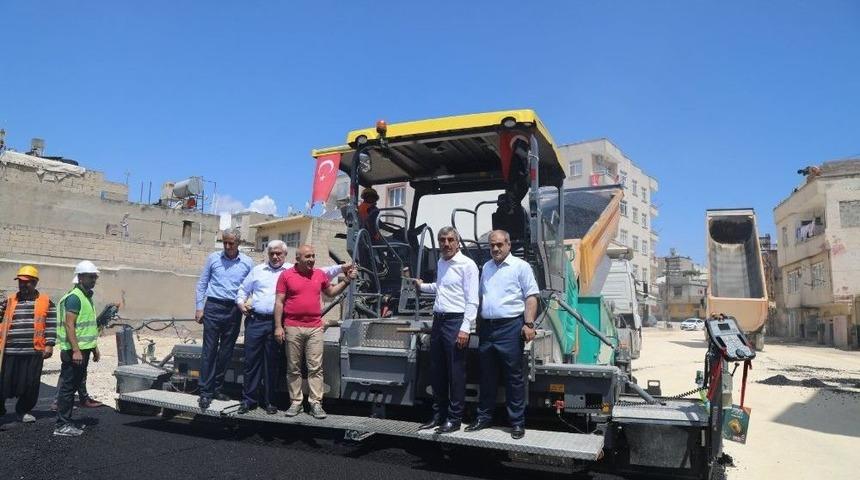 Dereboyu Caddesi Asfaltlanmaya Başlandı