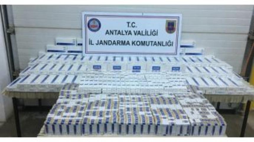 Gazipaşa&rsquo;da 5 Bin 230 Paket Ka&ccedil;ak Sigara Ele Ge&ccedil;irildi