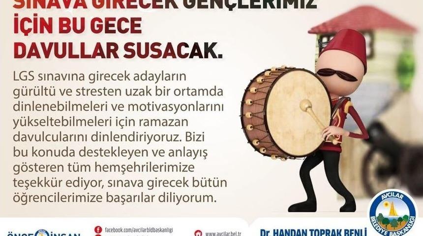 Ramazan Davuluna &lsquo;lgs&rsquo; Molası