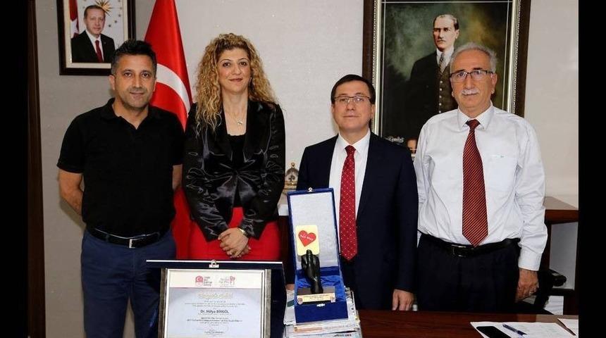 Fair Play &Ouml;d&uuml;l&uuml; Layık G&ouml;r&uuml;len Bing&ouml;l&rsquo;den Rekt&ouml;r Kızılay&rsquo;a Ziyaret