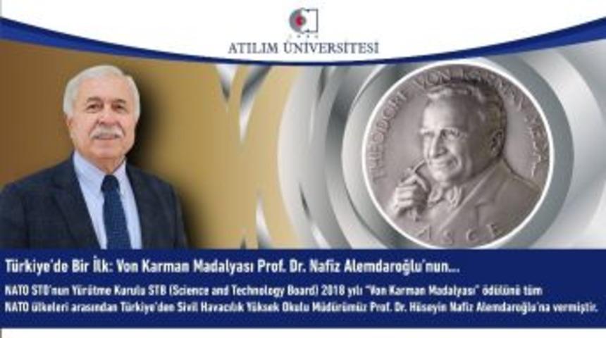Atılım &Uuml;niversitesi&rsquo;nden Prof. Dr. Nafiz Alemdaroğlu, Nato&rsquo;nun Bilimsel Ve Teknoloji Organizasyonu &Uuml;st&uuml;n Bilim Ve Hizmet &Ouml;d&uuml;l&uuml;ne Layık G&ouml;r&uuml;ld&uuml;.