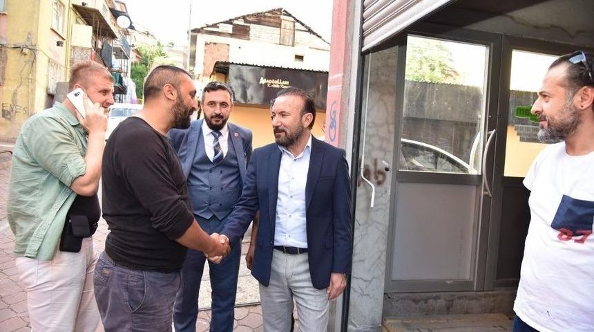 Başkan Doğan, Mahalle Gezilerini S&uuml;rd&uuml;r&uuml;yor