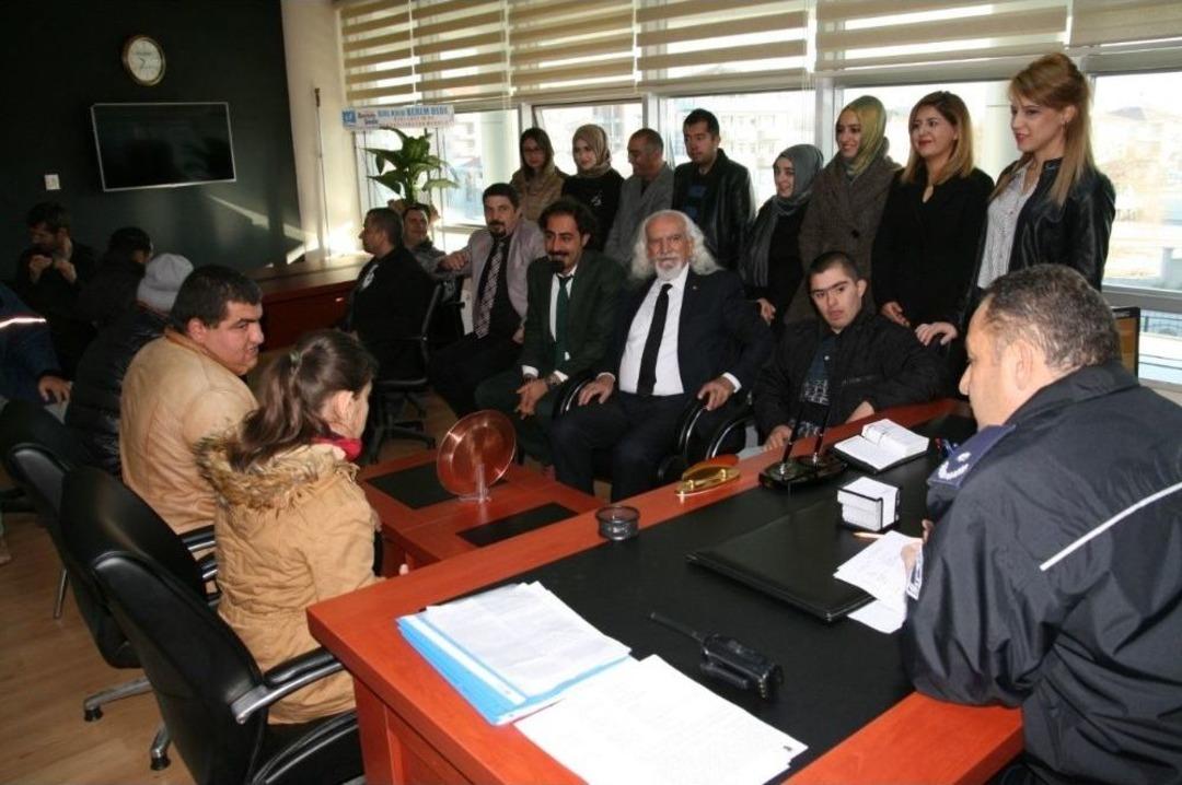 Kulu&rsquo;da Engellilerden Polis Ve Jandarmaya Ziyaret