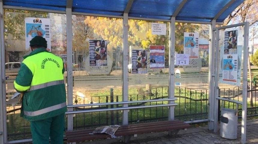 Duraklardaki Çirkin Görüntü Ortadan Kaldırıldı