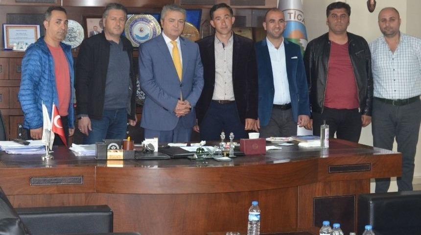 Başkan Taş&rsquo;a Tebrik Ziyareti