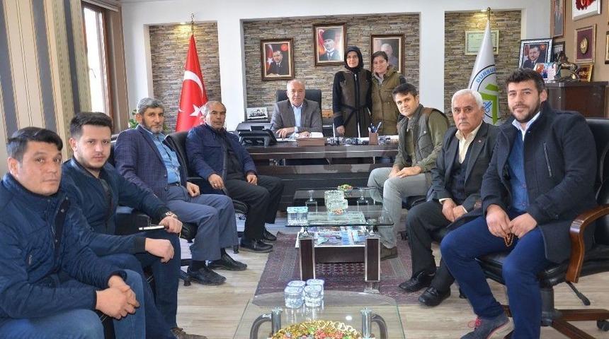 Dursunbey Ak Parti, Başkan Bah&ccedil;avan&rsquo;ı Ziyaret Etti