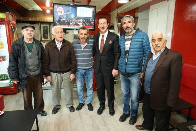 Başkan Tok’un Ağabali Caddesi Gezisi