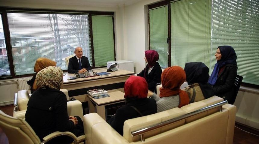 Saski Genel M&uuml;d&uuml;r&uuml; Keleş, Kadem Başkanı Ve &Uuml;yeleri İle Bir Araya Geldi