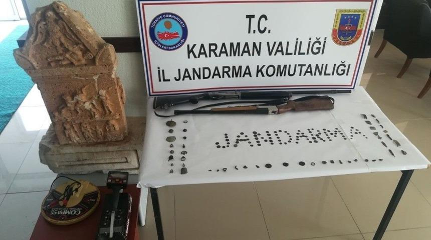Karaman&rsquo;da Tarihi Eser Operasyonu