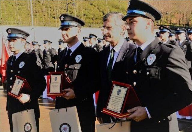 Rize Polis Meslek Eğitim Merkezi’nde (pomem) Mezuniyet Töreni Düzenlendi