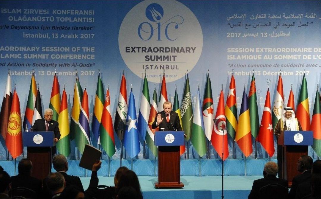 Cumhurbaşkanı Erdoğan, Filistin Devlet Başkanı Ve İit Genel Sekreteri Ortak Basın A&ccedil;ıklaması Yaptı