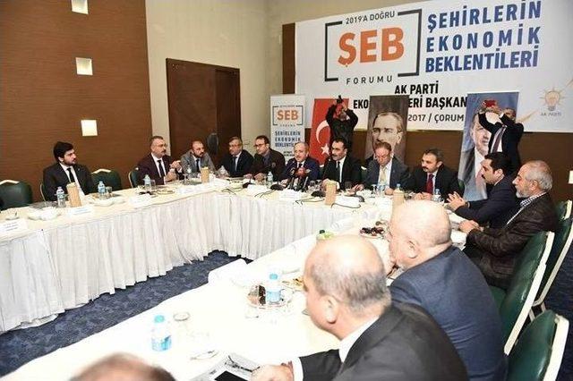 Çorum’un Beklentileri Masaya Yatırıldı