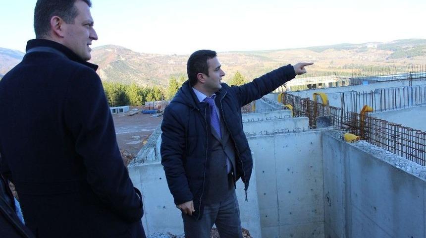 &Uuml;rkmezer, Safranbolu İsale Hattı Ve Arıtma Tesisi İnşaatını İnceledi