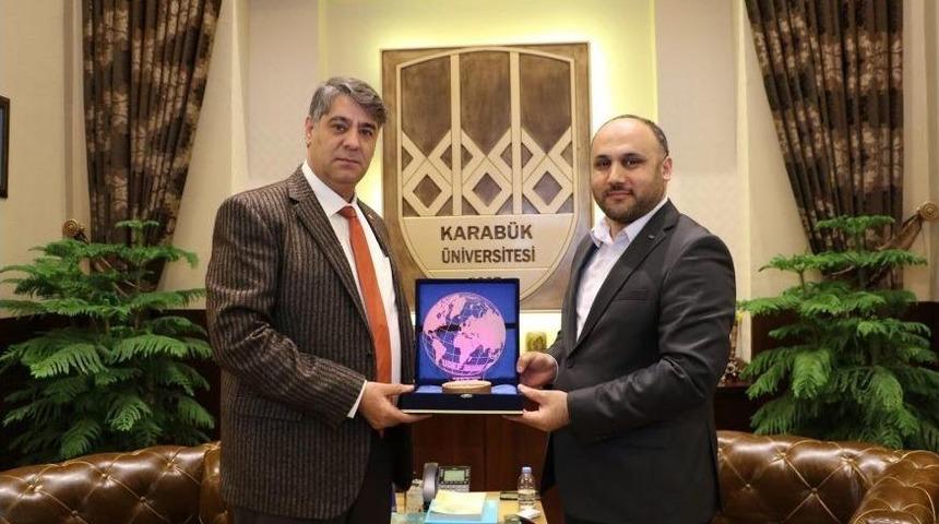 Udef Genel Başkanı&rsquo;ndan Rekt&ouml;r Polat&rsquo;a Ziyaret