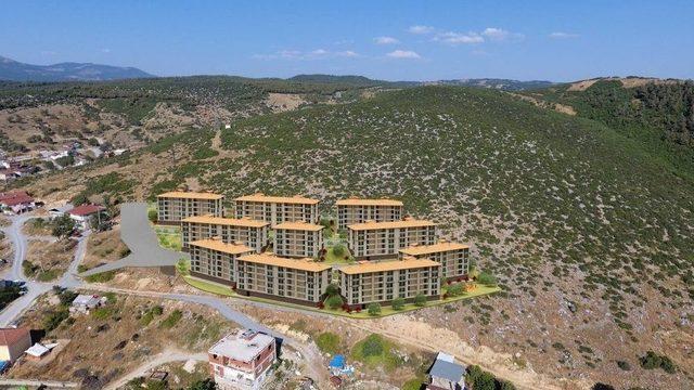 Orhaneli Toki’nin Temel Atma Çalışmaları Başladı