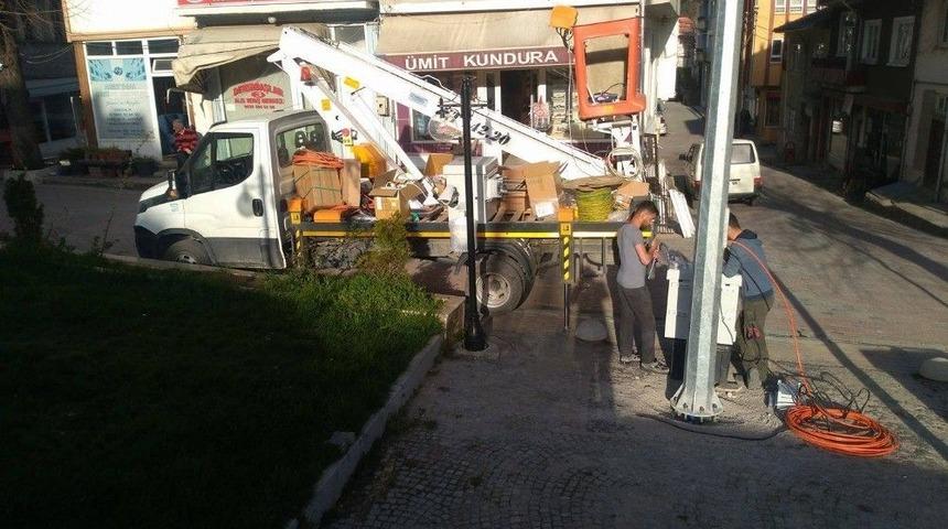 K&uuml;re&rsquo;de Caddelere Hareketli Ve Sabit Kameralar Kuruldu