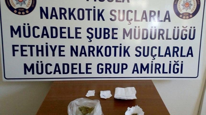 Fethiye&rsquo;de Uyuşturucu Operasyonu; 1 Tutuklama